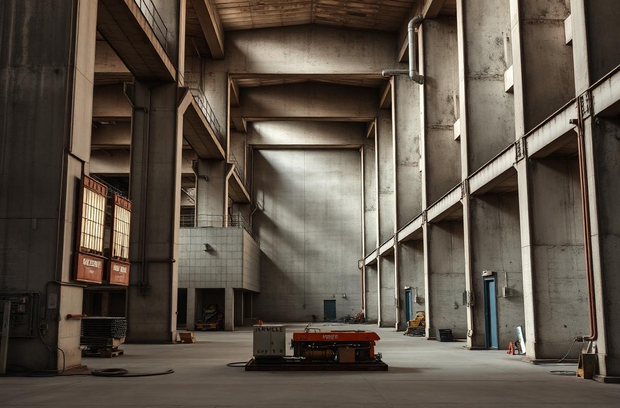Industrial factory interior cleaned by Shiny-Clean